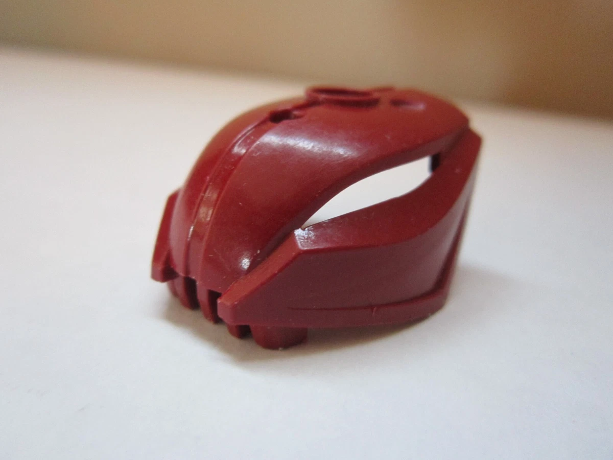 LEGO BIONICLE D DARK RED RAHKSHI HELMET REPLACEMENT PIECE ITEM