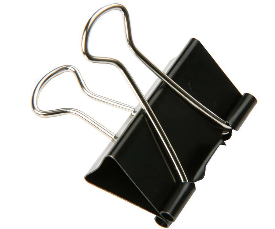 SBS® Binder Clips 12-240 Stk. Größen: 19/ 25/ 32/ 41/ 51mm Clip Foldback Klammer - Bild 2 von 3