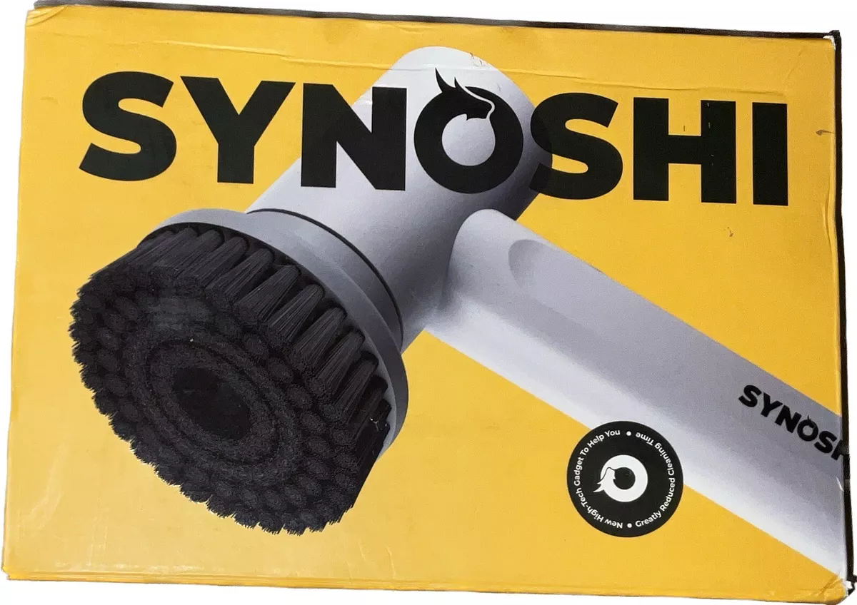 Synoshi Electric Spin Scrubber, Cleaning Brush with 3 Replaceable Cleaning  Heads
