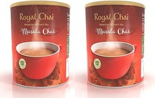 Royal Tea (Chai) Tub - Instant Pre-Mix Powder - Unsweetened & Sweetened Version