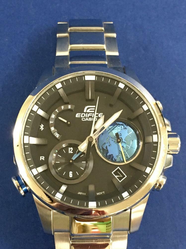 2016 Casio Edifice Time Travrller Eqb 