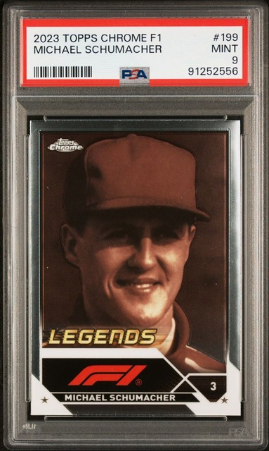 Michael Schumacher 2023 Topps Chrome Formula 1 F1 Legends