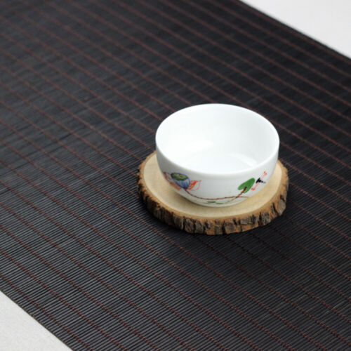 Bamboo Table Runner Vintage Table Insulation Mat Tea Coffee Shope Decor Doily - Picture 4 of 51