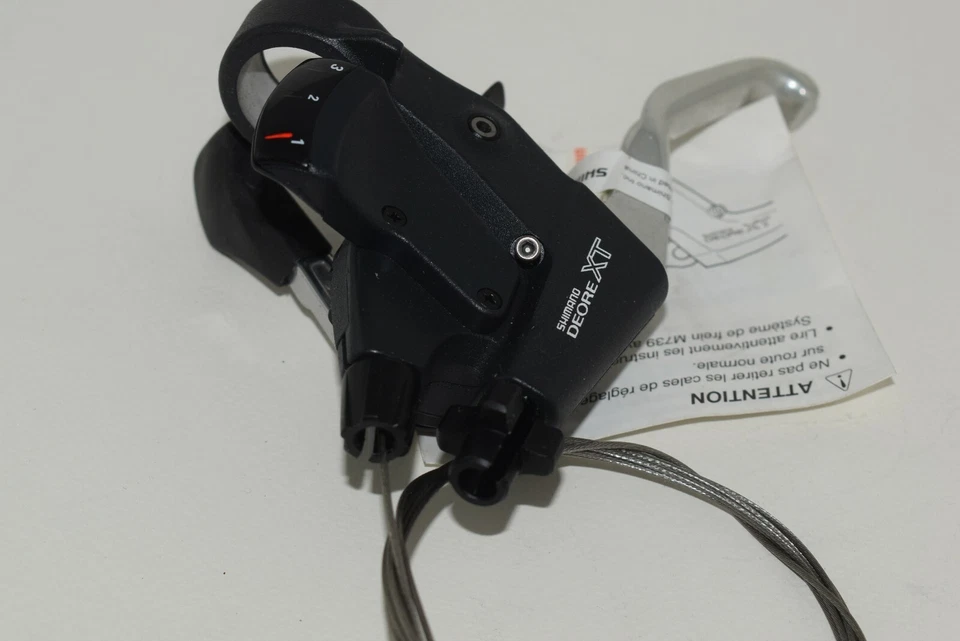 Shimano Deore XT st-m739 Left Front shifter brake lever 3 speed Vintage NOS - Image 4 of 4