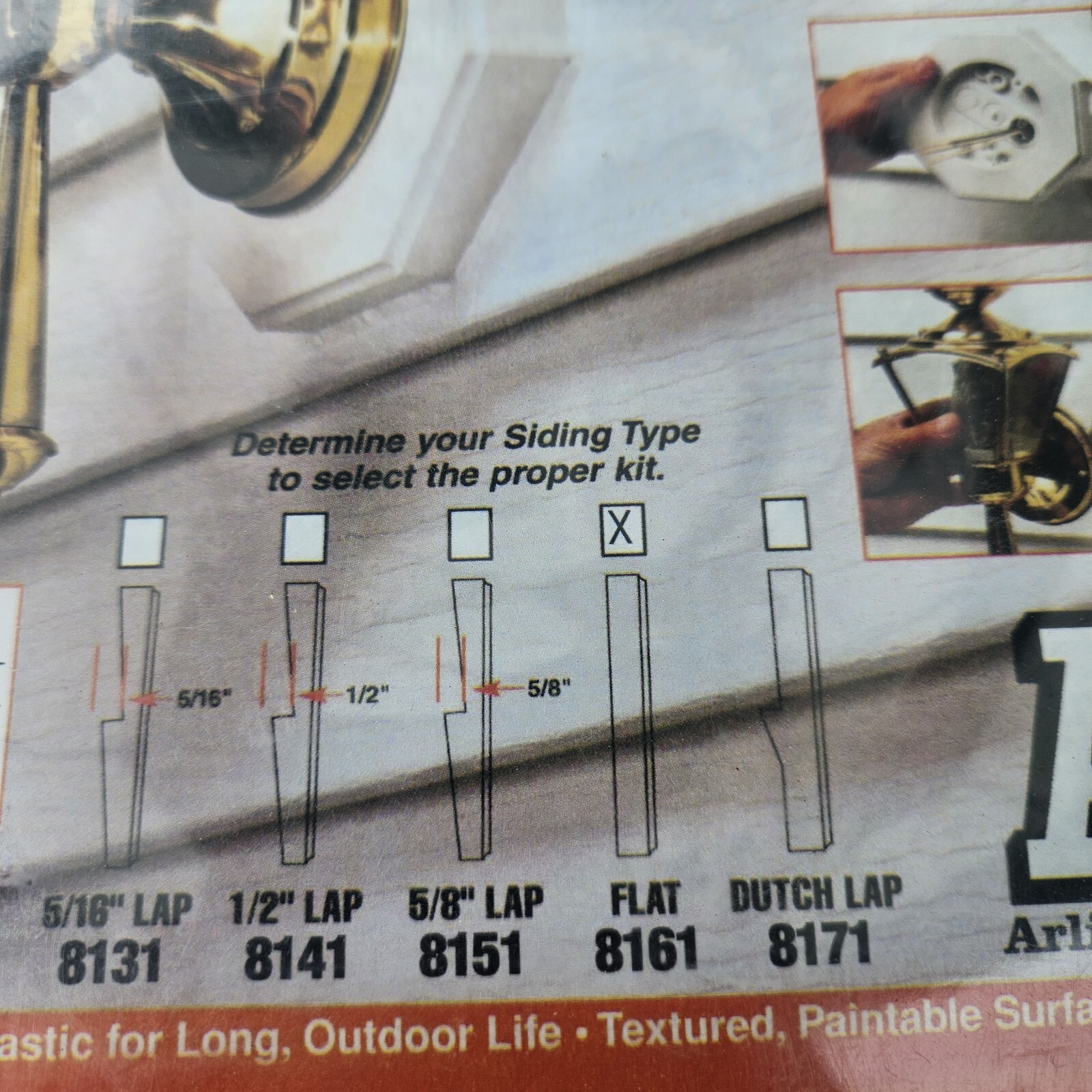Arlington Industries 8161 Siding Mounting Kit For Flat Surface (J4) eBay