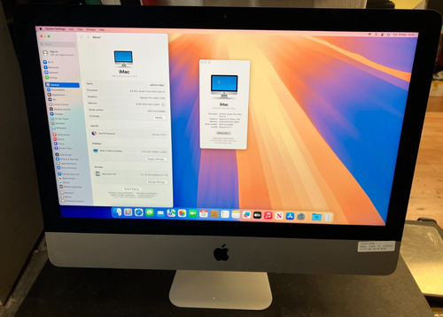 Apple iMac 3.6GHz 21.5" 4K 2019 8GB RAM 1TB HDD Storage - SEE DETAILS - Picture 2 of 4