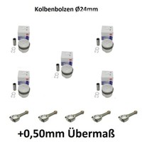 Kolben Set +0,50 Mit Pleuelstangen FüR VW 2.4 D AAB 028107065CF 074198401A 13005