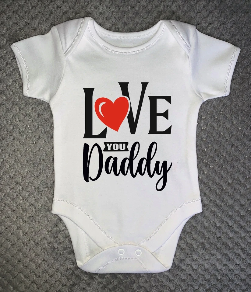 CARMA DESIGN BABY GROW - Love You Mama oder Papa - Body Weste - Valentinstag
