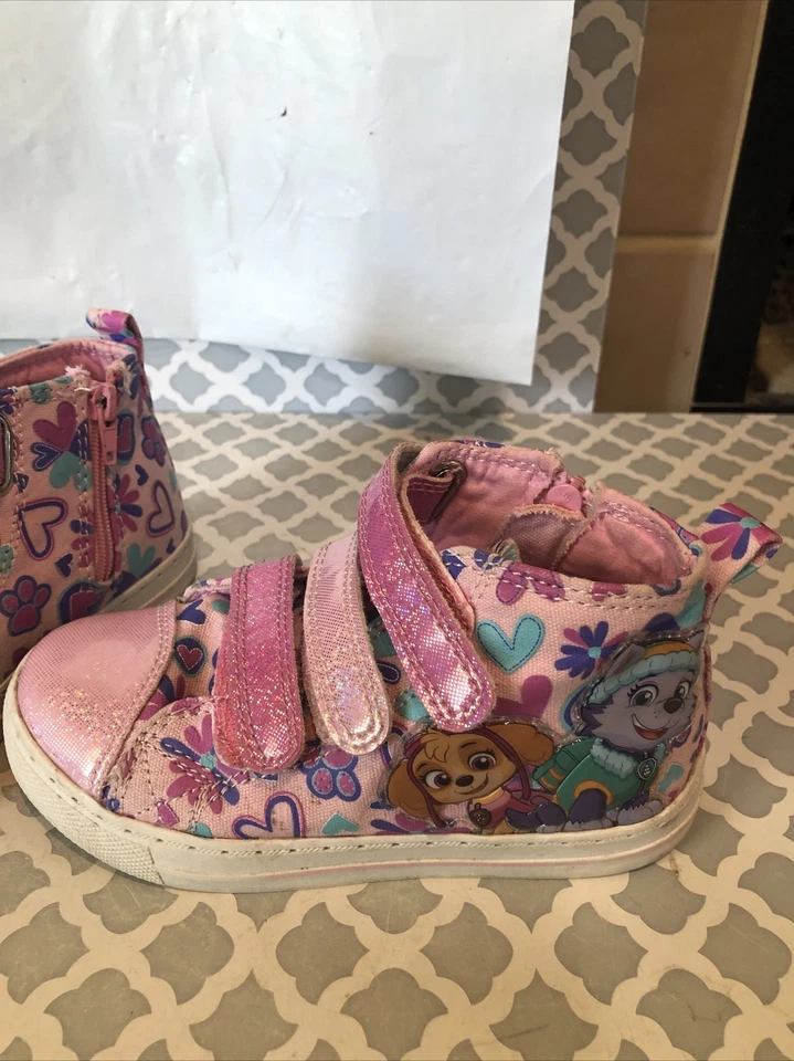 Zapatos altos Nickelodeon Paw Patrol Skye & Everest para niñas pequeñas talla 10 Foto 2 de 4