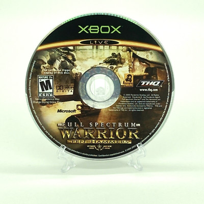 Full Spectrum Warrior Ten Hammers (2006)  Original Xbox Game  Disc Only  Tested