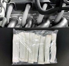 White Spark Plug Wire Boots Thermal Protection Insulator Sleeve Fit Toyota
