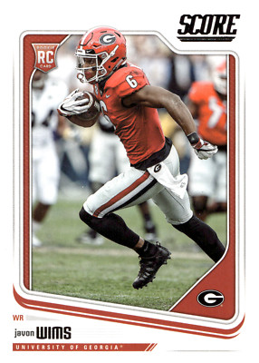 2018 Score - Rookies #421 Javon Wims (RC) Bears Georgia Bulldogs