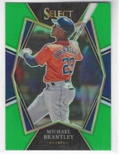 2022 MICHAEL BRANTLEY Select Neon Green Prizm #137 Astros /99