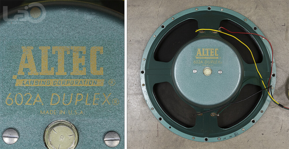 ALTEC 614 602A DUPLEX SPEAKER EARLY MODEL BLACK (SINGLE ALTEC 614 602A DUPLEX SPEAKER EARLY MODEL BLACK (SINGLE