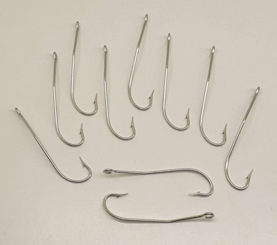 10 Stück Ami mit offener Öse MUSTAD - Ref. 31022D - Größe 4/0 - FG489