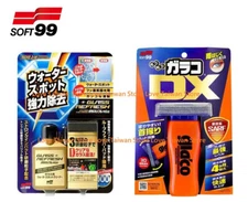 (SET) NEW SOFT99 GLASS REFRESH Spot Remover + Ultra Glaco DX Glass Treatment
