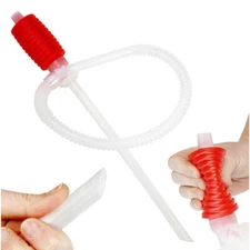 Liquid/Fuel Transfer Siphon Pump Large Squeezing Syphon For Fish/Gas Tank