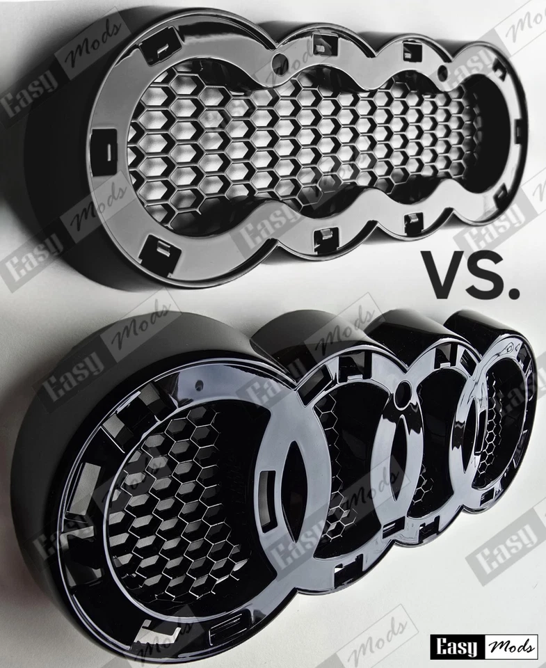 Bracket holder fo honeycomb grills for Audi Emblem Ring Badge Logo  two versions - Image 2 of 4