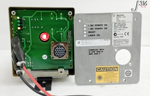 28939 AGILENT LASER HEAD, POWER: 254uW, 3.80MHZ, ASML 4022.454.71615 5517D-C19