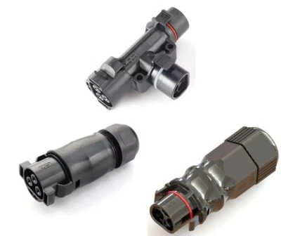 DEYE Wechselrichter LY01 Buchse Stecker T-Verbinder Kabel Anschluss (0% Ust.)