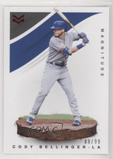2020 Panini Chronicles Magnitude Red 88/99 Cody Bellinger #4 fm0