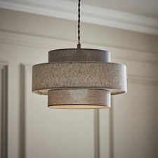 Ceiling Lampshade Light Shade Easy Fit Pendant Herringbone Living Room Bedroom
