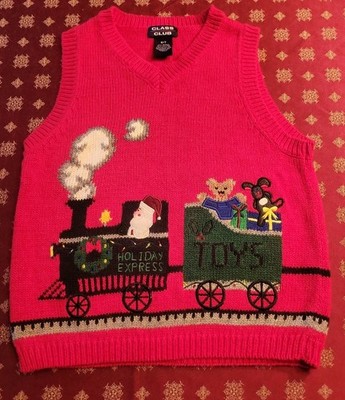 christmas sweater vest for boys