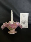 The Glass Legacy Collection Fenton Vintage Basket Signed (Limited 95th Year)