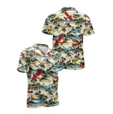Vintage Airplane Hawaiian Shirt Retro Aviation Aloha Shirt Pilot Beach Shirt Tro