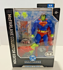 McFarlane DC Multiverse Superman And Krypto - Platinum Edition Green  NEW
