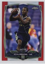 2014 Topps Chrome Red Refractor 21/25 Kevin Norwood #142 2g0