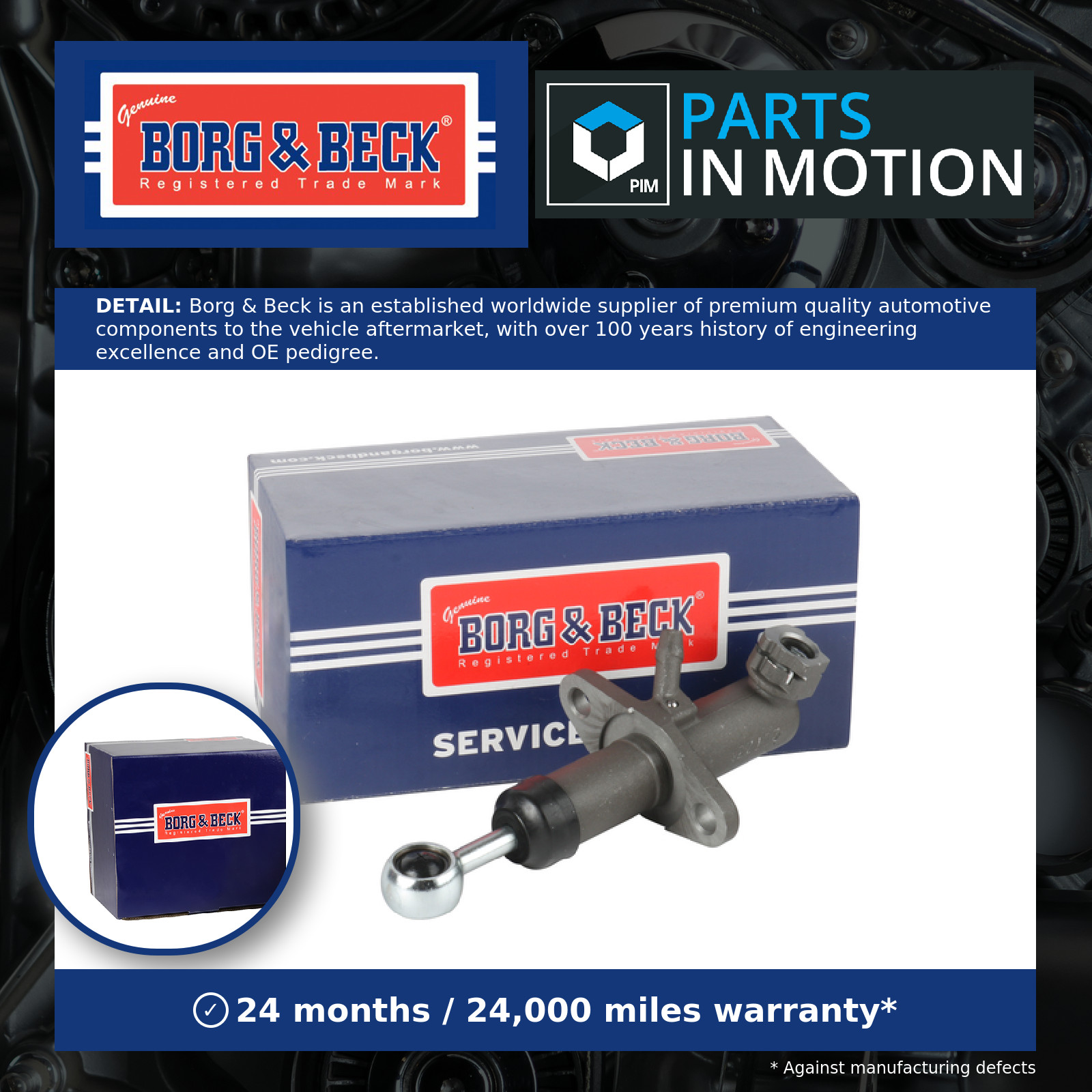 Clutch Master Cylinder fits FORD KA 1.2 08 to 16 B&B 1544174 Quality Guaranteed