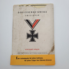 WW2 German Das Eiserne Kreuz 1813/1939 Iron Cross Book 1941 w Original Band EK1