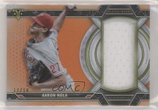 2021 Topps Triple Threads Single Jumbo Relics Amber 17/18 Aaron Nola 0dx5