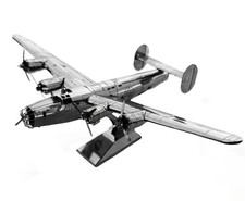 WW2 USAF B-24 Liberator Bomber Metal Model Kit Plane