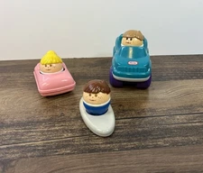 Vintage Little Tikes Toddle Tots Lot Figures Vehicles