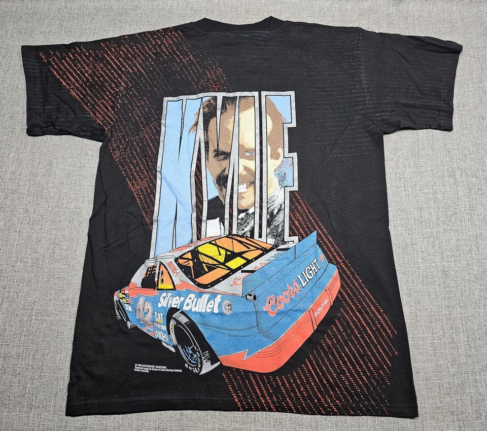 Camisa DE COLECCIÓN Kyle Petty Para Hombres Mediana NASCAR Coors Ligera Doble Cara EE. UU. 90s Foto 2 de 4