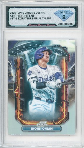 2025 Topps Chrome Cosmic SHOHEI OHTANI Extraterrestrial Talent 💎 DSG 9 Mint