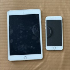 Apple iPad mini 4 128GB Wi-Fi  3G 7.9" White Tablet iOS Used