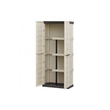 Armadio mobile in resina spazio  3 ripiani multiuso interno esterno 70x39x165cm