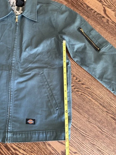Dickies Blue/green Canvas Light Jacket Coat Size Small image 6