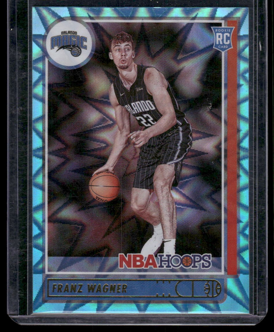 2021-22 Hoops #235 Franz Wagner Teal Explosion RC Orlando Magic