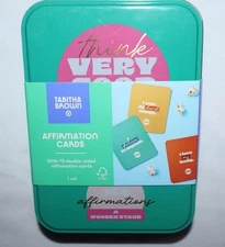 Wellness Affirmation Cards~Tabitha Brown for Target~Think Very Good Thoughts NEW