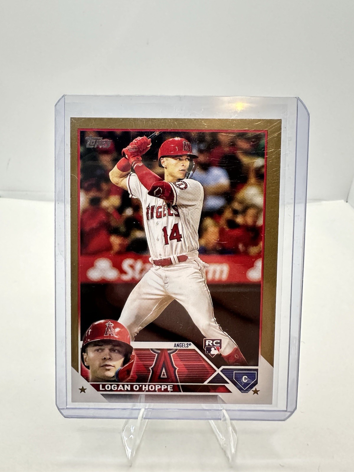 2023 Topps Series 2 Logan O'Hoppe #363 Gold /2023 RC