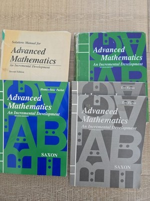 Saxon Advanced Mathematics Math Set: Textbook Answer Key Test Forms; 2nd Edition