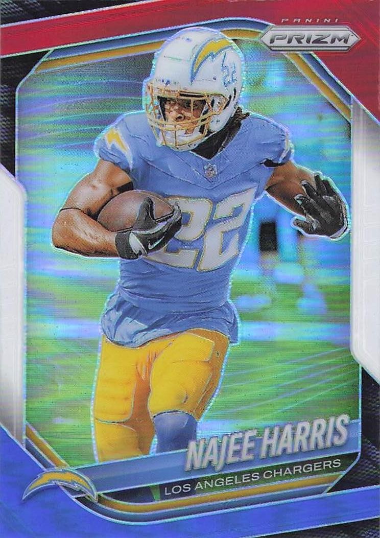 2025 Panini Prizm #32 Najee Harris Red White and Blue