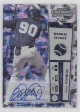 2021 Panini Contenders Cracked Ice 11/23 Estevan Florial #RRT2-EF Auto 10ua