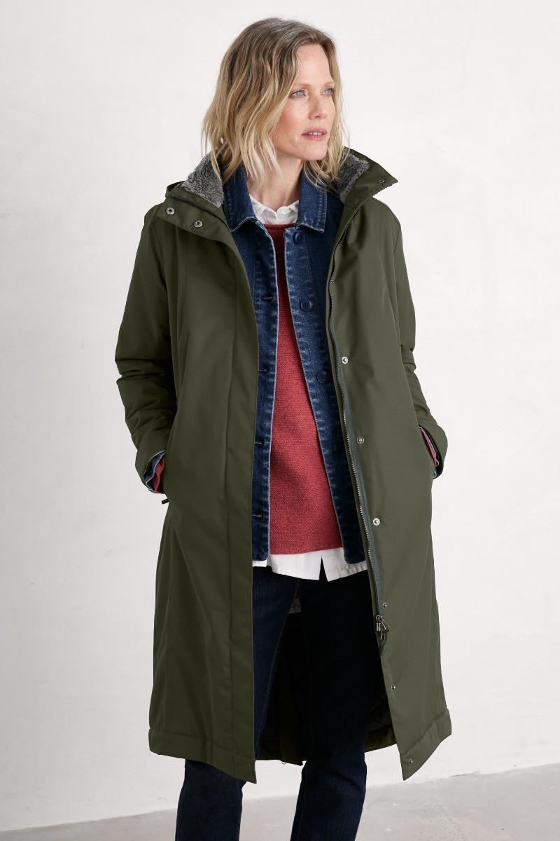 Seasalt Women's Janelle Coat Woodland image 6