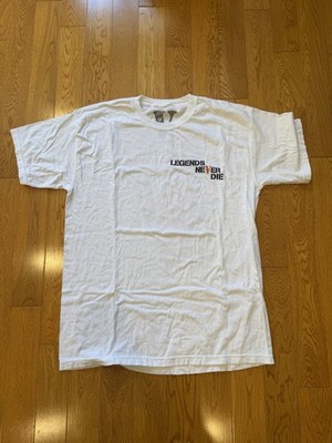 VLONE Legends Never Die Butterfly Graphic Print White Men's T-Shirt Size L