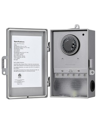 DEWENWILS Pool Pump Timer Box Outdoor, 24-Hour Programmable ON/Off Timer Switch